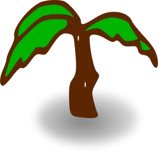 Palm Tree Green Stickdatei
