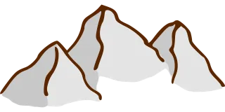 Mountain Mountain range Peak Stickdatei