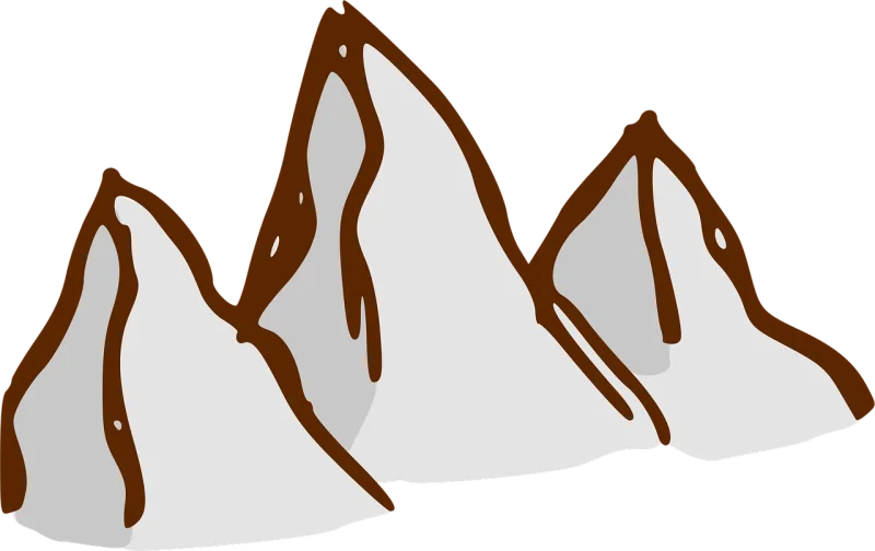 Mountains Mountain range Mountain top Stickdatei – Natur