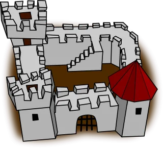 Castle Medieval Castles Stickdatei