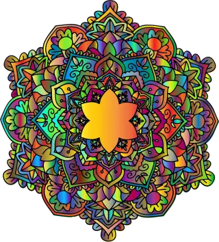 Mandala Floral Flower Stickdatei