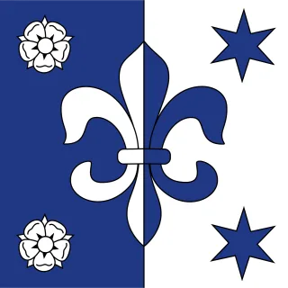 Fleur de lis Coat or arms Heraldry Stickdatei – Blumen