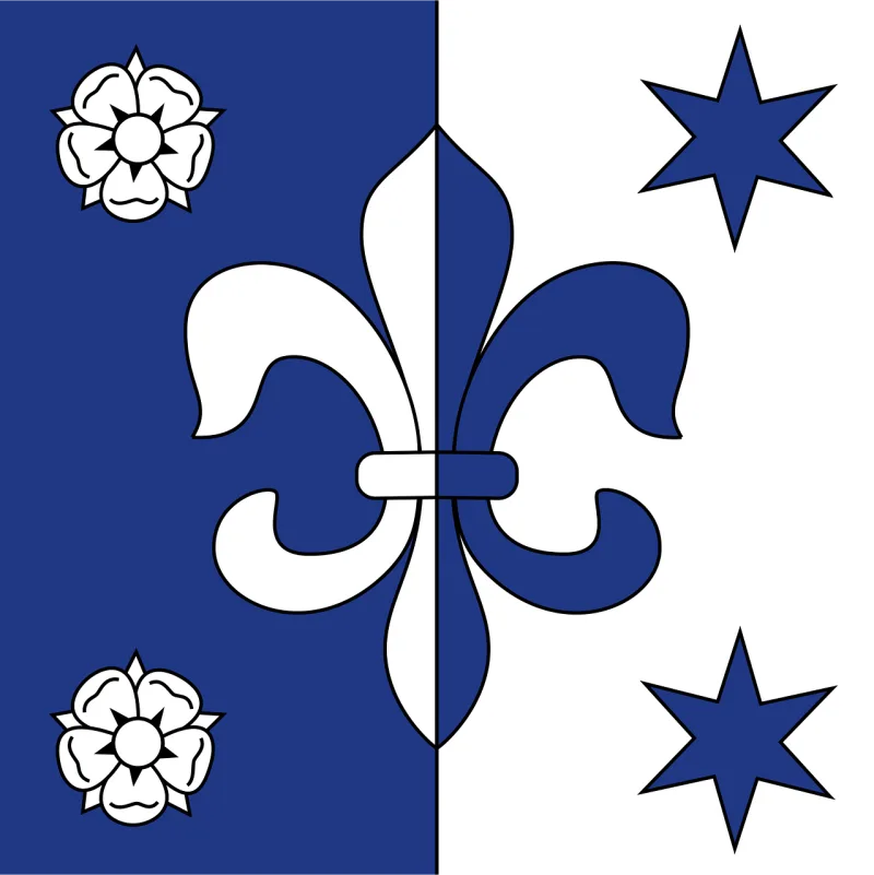 Fleur de lis Coat or arms Heraldry Stickdatei – Blumen