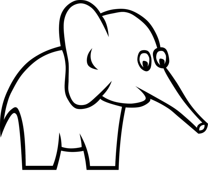 Elephant Nature Baby Stickdatei – Tiere