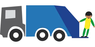 Truck Collection Waste Stickdatei