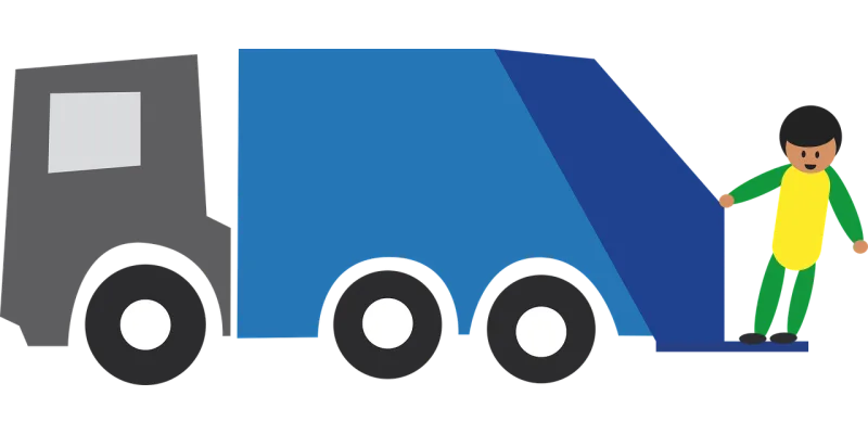 Truck Collection Waste Stickdatei – Fahrzeuge