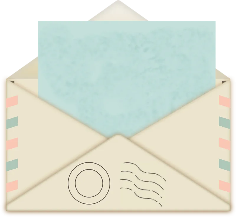 Envelope Mail Postage Stickdatei – Herzen & Liebe