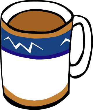 Coffee Tea Beverage Stickdatei – Essen & Trinken