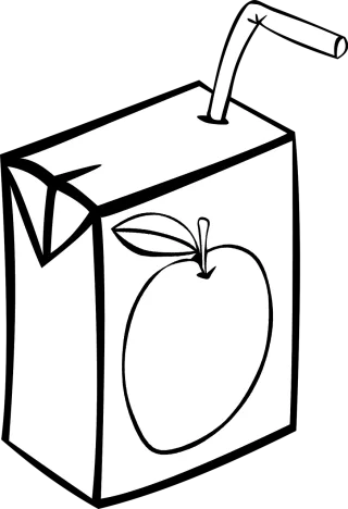 Juice Beverage Box Stickdatei
