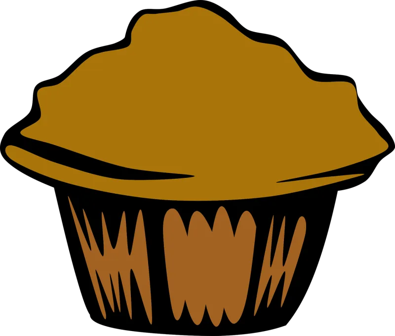 Muffin Breakfast Food Stickdatei – Kinder