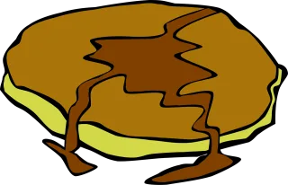 Pancake Breakfast Food Stickdatei