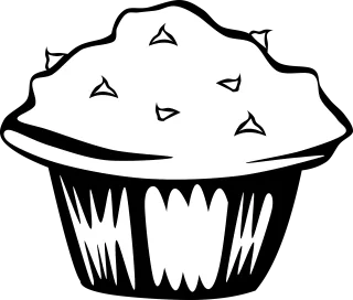 Muffin Fast Food Stickdatei