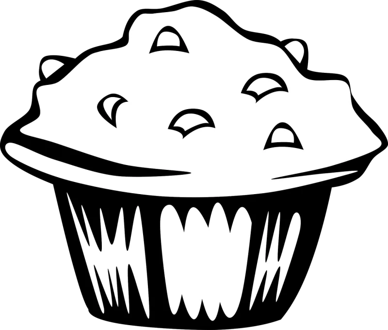 Muffin Fast Food Stickdatei – Kinder