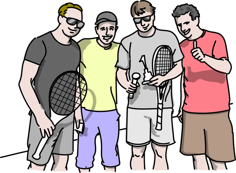 Friends Tennis Play Stickdatei – Sport