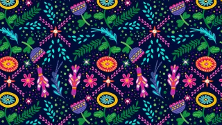 Pattern Nature Design Stickdatei