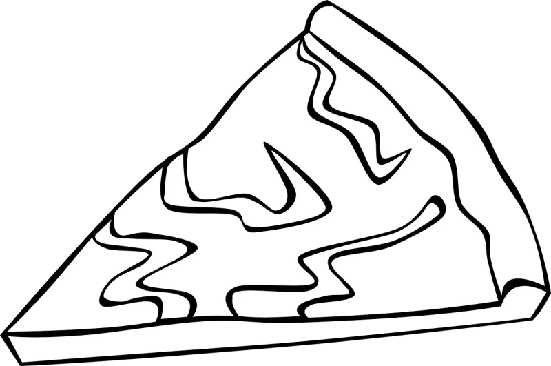 Pizza Slice Cheese Stickdatei – Essen & Trinken