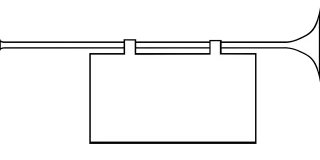 Trumpet Herald Music Stickdatei