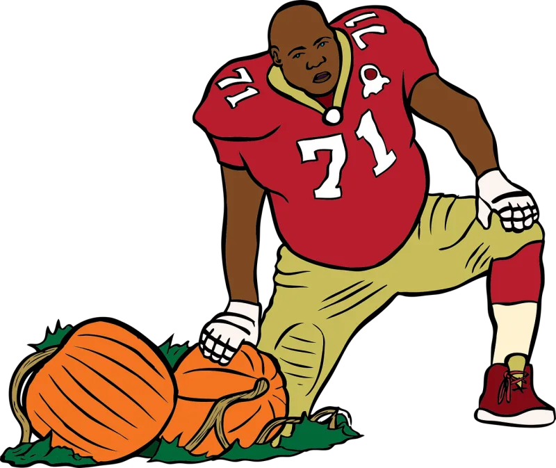 Football Player Quarterback Stickdatei – Sport