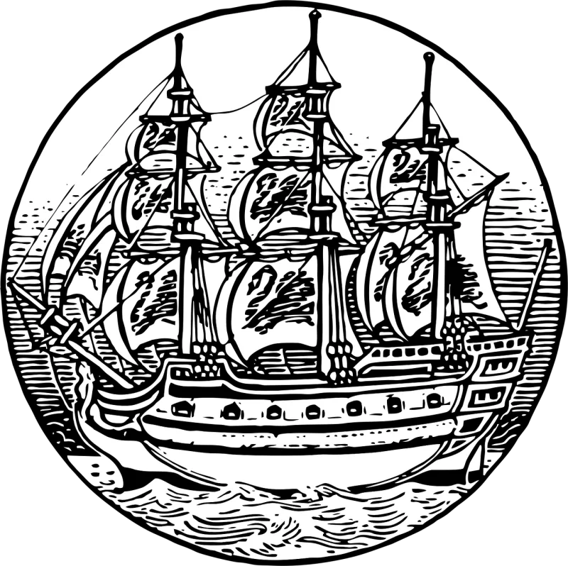 Ship Boat Sea Stickdatei – Fahrzeuge