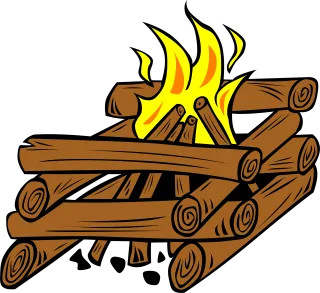 Campfire Wood Fire Stickdatei