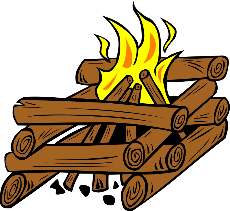 Campfire Wood Fire Stickdatei – Fahrzeuge