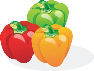 Bell peppers Vegetables Food Stickdatei