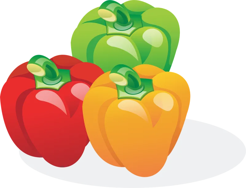 Bell peppers Vegetables Food Stickdatei – Weihnachten