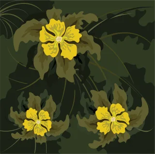 Flower vector Nature Flower wallpaper Stickdatei