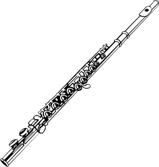 Flute Musical Instrument Stickdatei