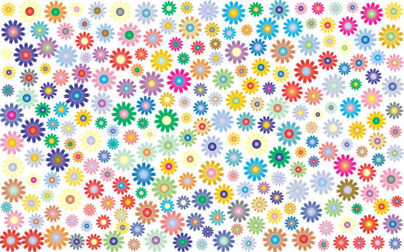 Background Floral background Flower background Stickdatei – Kinder