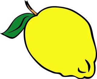 Fruit Lemon Yellow Stickdatei