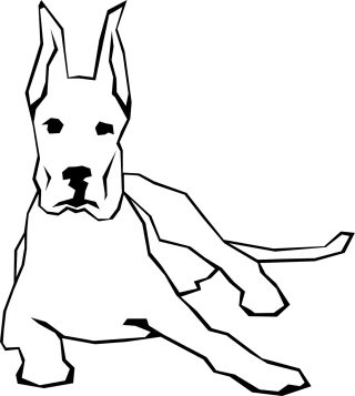 Dog Animal Mammal Stickdatei