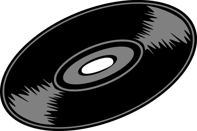 Phonograph record Vinyl record Music record Stickdatei – Musik