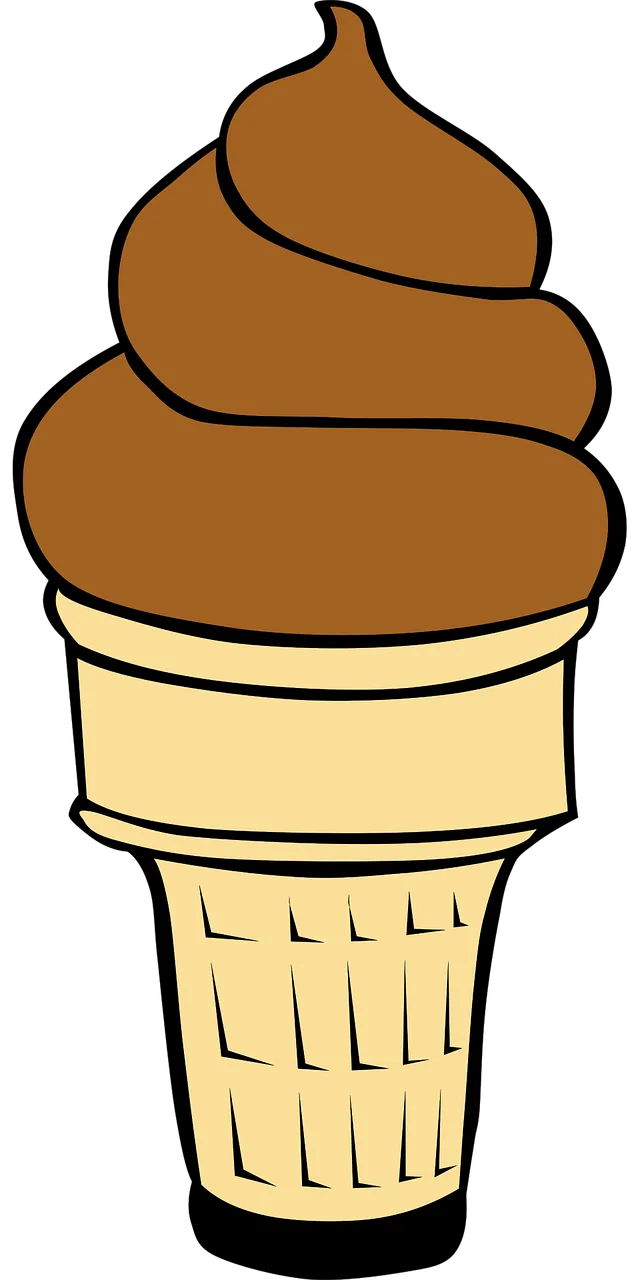 Ice cream cone Chocolate ice cream Dessert Stickdatei – Kinder