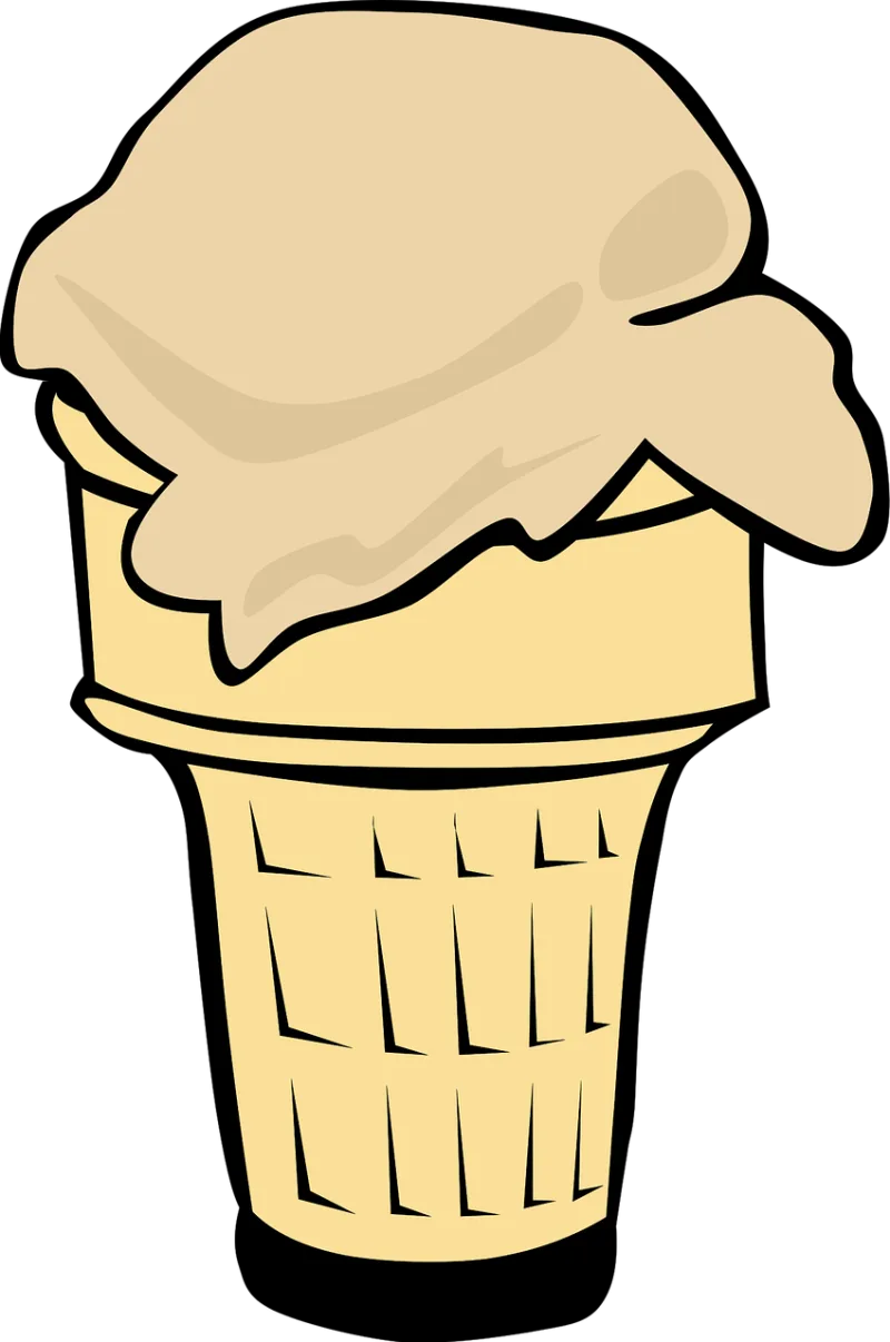 Ice Cream Cone Stickdatei – Essen & Trinken