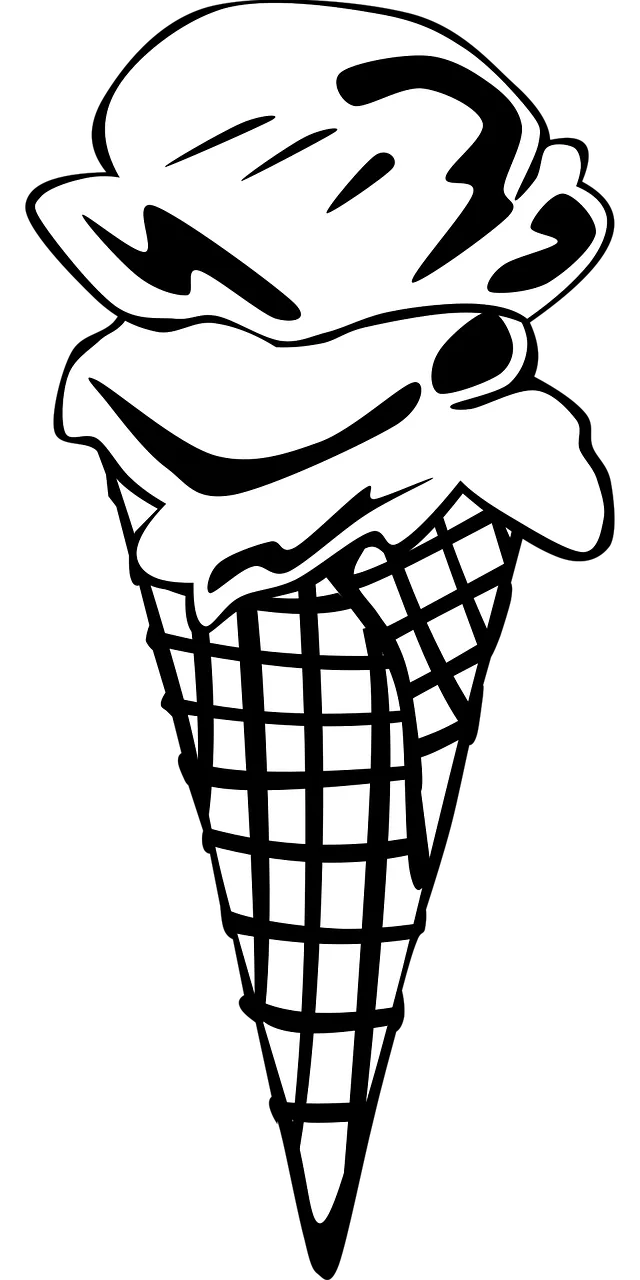 Ice Cream Cone Stickdatei – Kinder