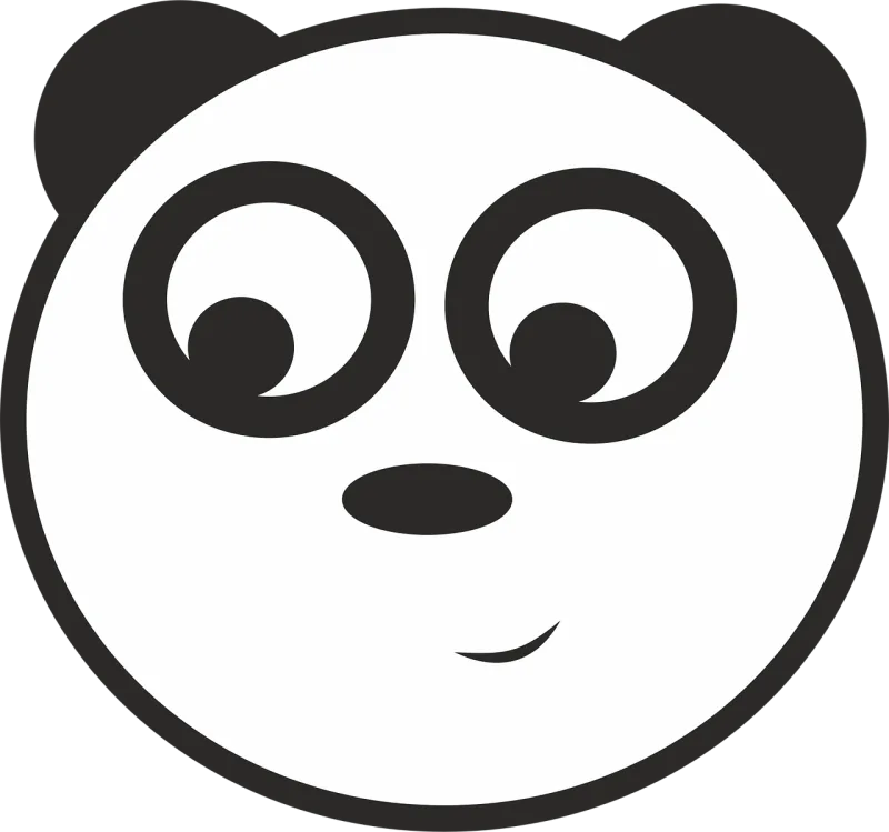 Panda Animal Nature Stickdatei – Tiere