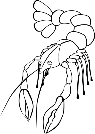 Crayfish Nature Crustaceans Stickdatei – Tiere