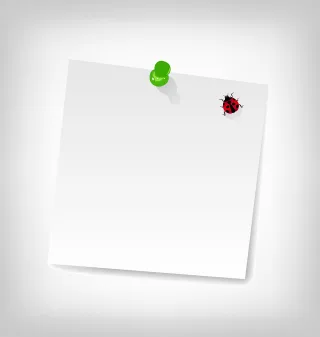 Note Paper A notice Stickdatei