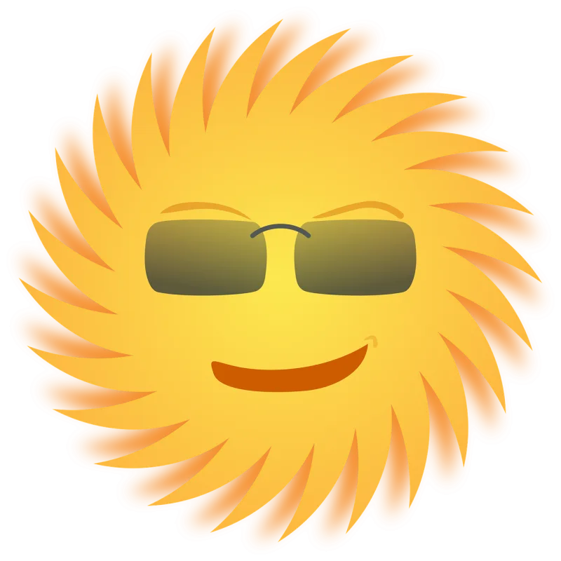 Sun Sunglasses Smiling Stickdatei – Natur