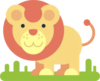 Lion Animal Comic drawing Stickdatei