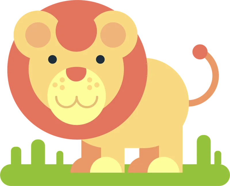 Lion Animal Comic drawing Stickdatei – Tiere