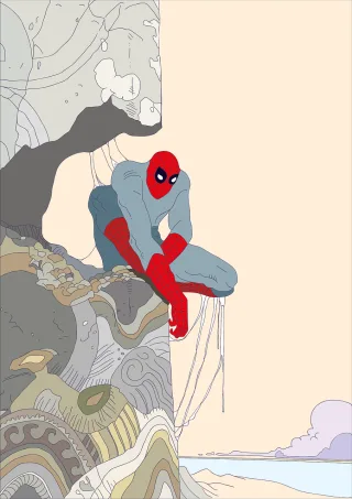 Spider-man Spider Man Stickdatei