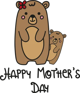 Mother Happy Day Stickdatei