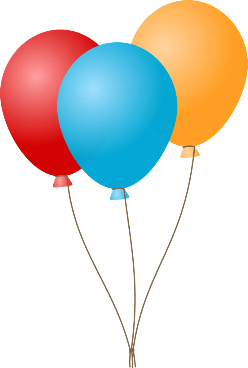 Balloons Decorations Party Stickdatei – Kinder