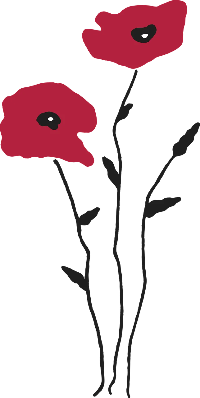 Poppy Fields Flowers Stickdatei – Blumen