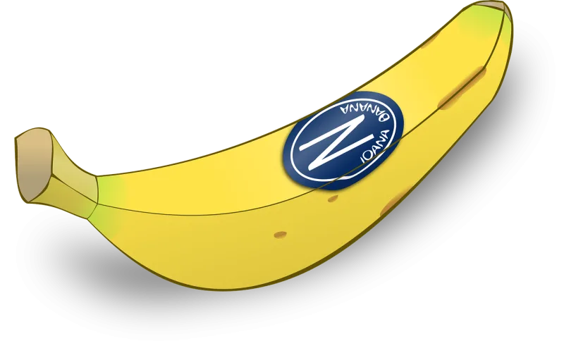Banana Fruit Yellow Stickdatei – Essen & Trinken