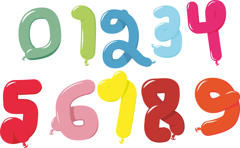 Balloon Numbers 1 Stickdatei – Fahrzeuge