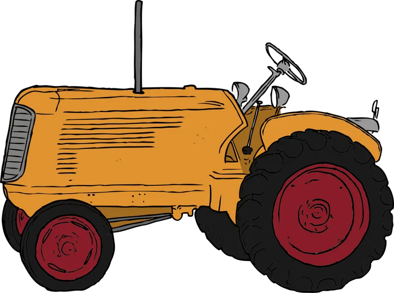 Tractor Farming Agriculture Stickdatei – Fahrzeuge