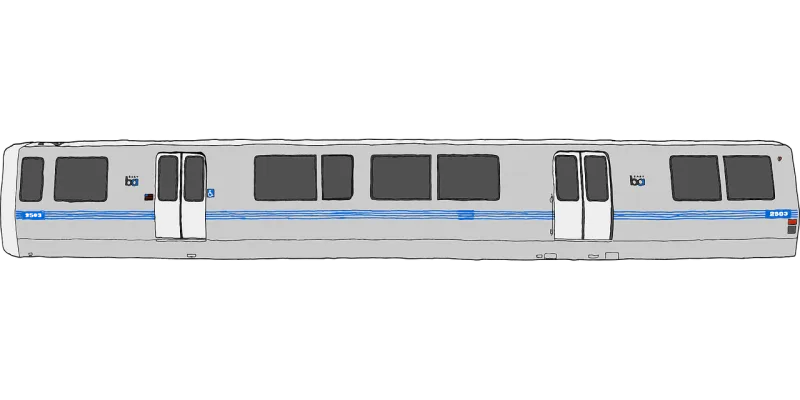Train Exterior Railroad Stickdatei – Fahrzeuge